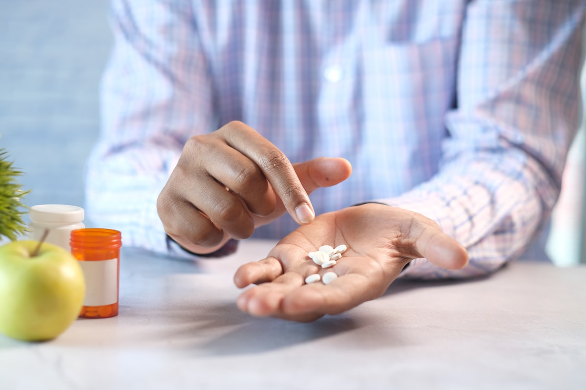 Variety of natural supplement capsules and powder formulations